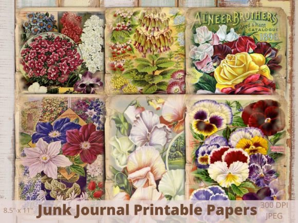 Download Botanical Ephemera Paper for Journal - Ephemera paper Collection