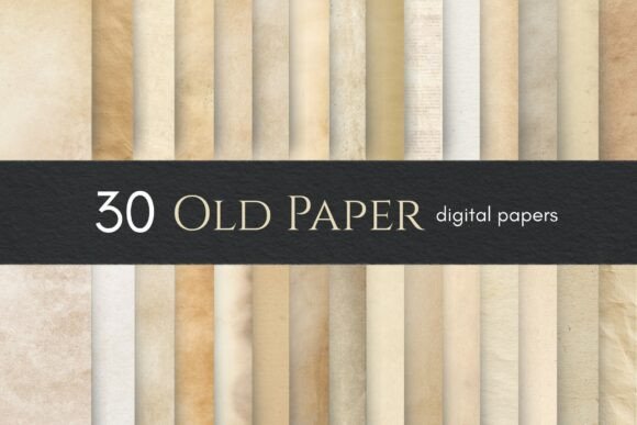 Download 30 Old Paper Textures, Vintage Papers - Vintage paper Collection