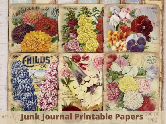 Download Botanical Ephemera Paper for Journal - Ephemera paper Collection