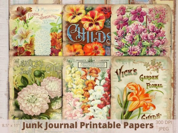 Download Botanical Ephemera Paper for Journal - Ephemera paper Collection