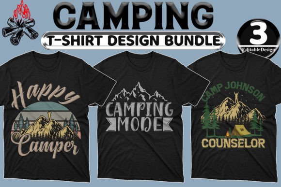 Download Best Camping Print Templates Bundle-3 - Premium Resources
