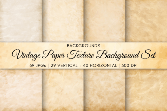 Download Vintage Paper Texture Background Set - Vintage paper Collection