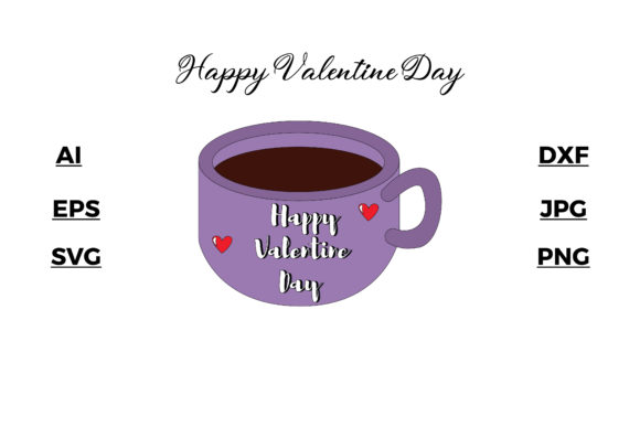 Download Valentine - a Cup of Coffee Vector Arts - Coffee vector Collection