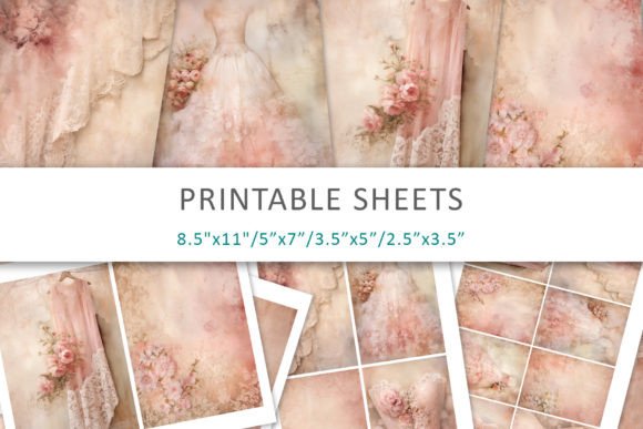 Download Printable Vintage Paper for Junk Journal - Vintage paper Collection