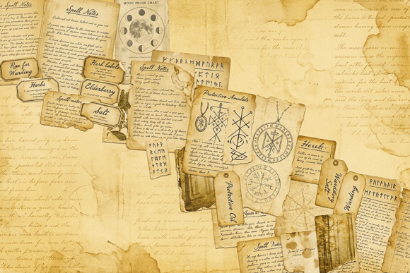 Download Vintage Golden Map Ephemera Paper - Premium Resources