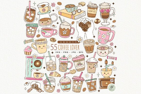 Download Groovy Coffee Lover Clipart - Coffee lover Collection
