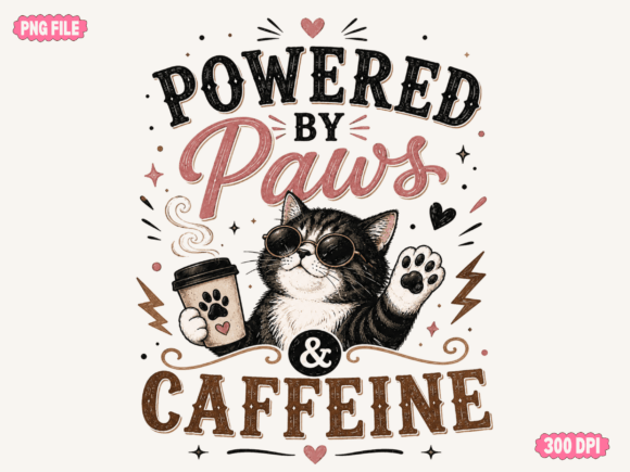 Download Cat Paws Coffee PNG, Coffee Lover Png - Coffee lover Collection